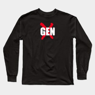 GenX 003 - Big Red X 2 Long Sleeve T-Shirt